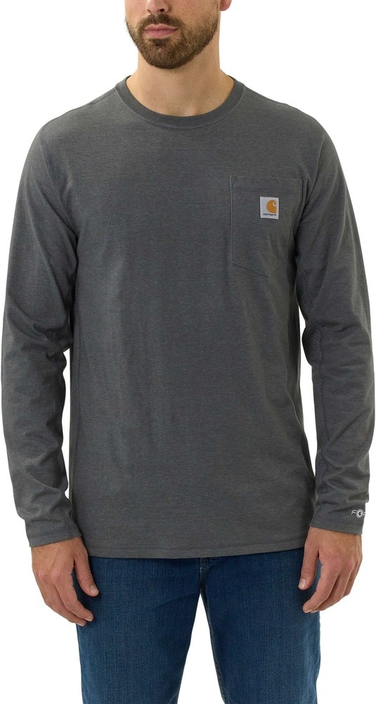 Carhartt Kleider 104617.CRH  FORCE FLEX POCKET T-SHIRT L/S