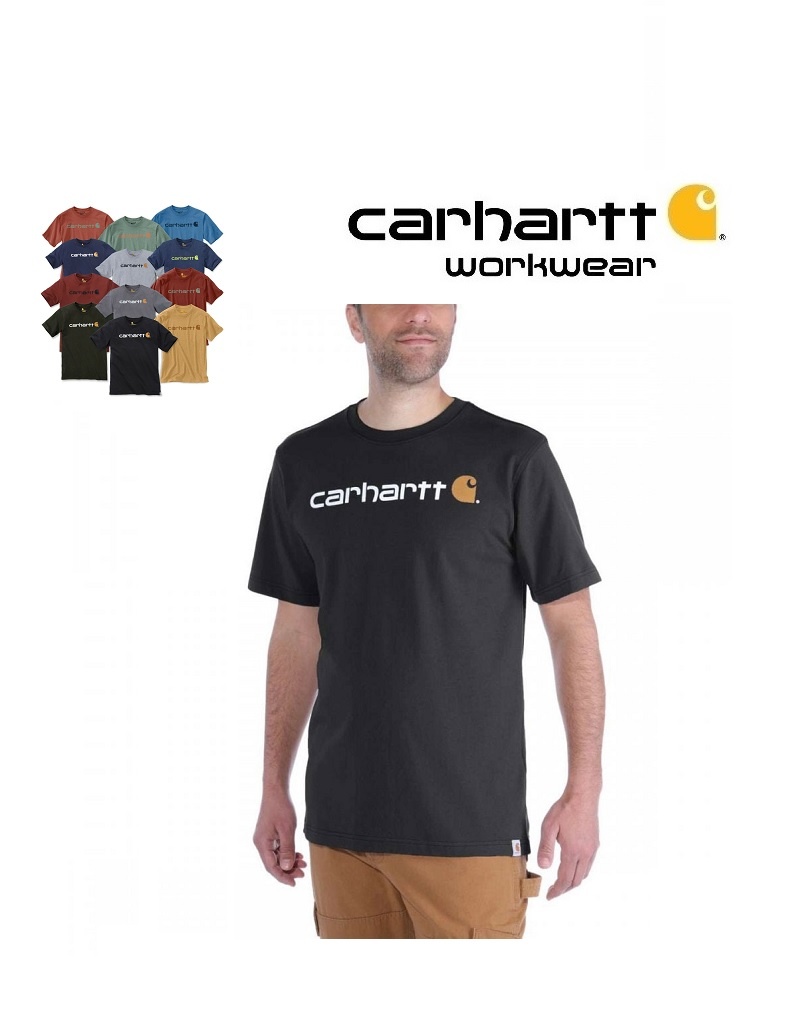 Carhartt Kleider 103361.001 - CORE LOGO WORKWEAR T-Shirt schwarz