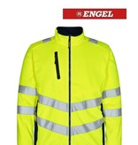 Engel Workwear - Arbeitskleidung für Profis FE1192.38165.S.K Fleece-Jacke, EN 20471 Kl. 2, gelb-blau