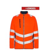 Engel Workwear - Arbeitskleidung für Profis FE1192.10165.S.K Fleece-Jacke, EN 20471 Kl. 2, orange-blau