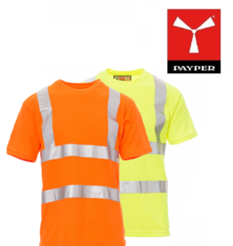 Payper Avenue fluoogelb - T-Shirt mit Reflexstreifen