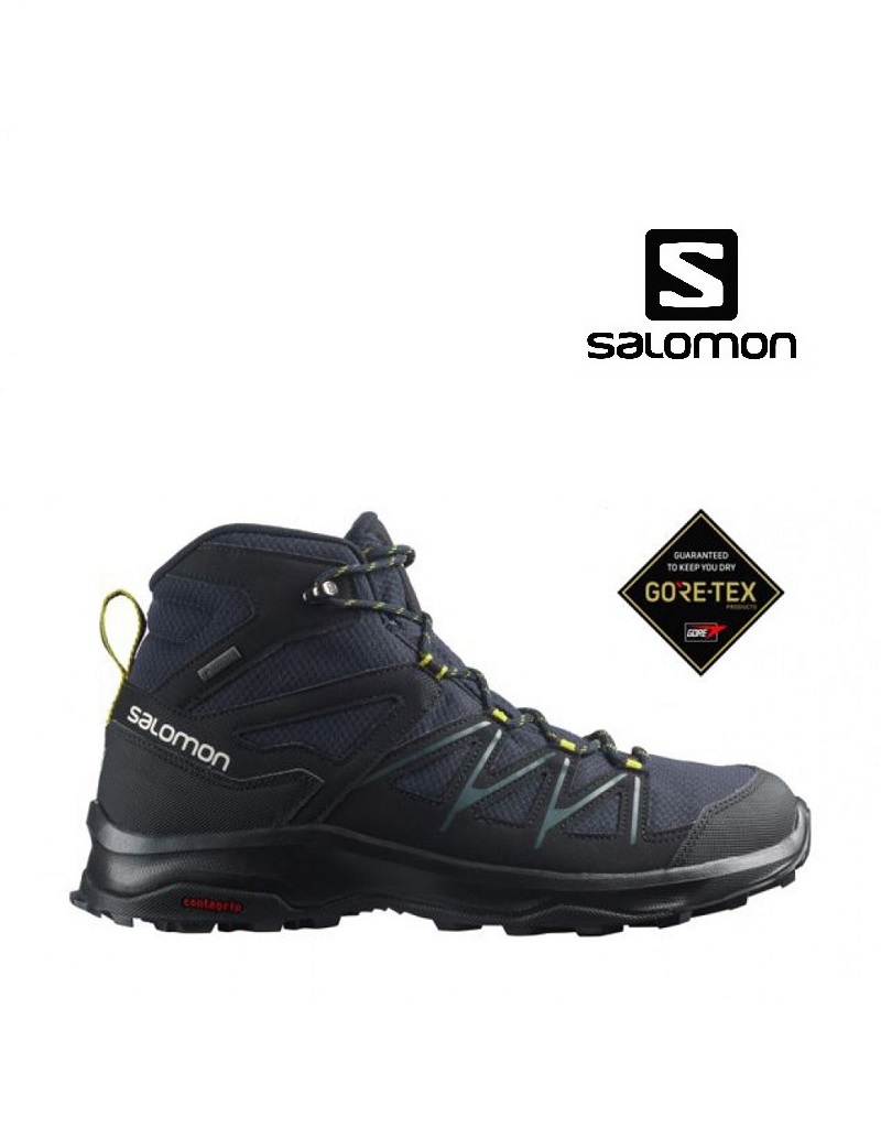 Salomon 416784 - Freizeitschuh -Outdoor-, Trekking- und Wanderschuh für Herren, blau von Salomon