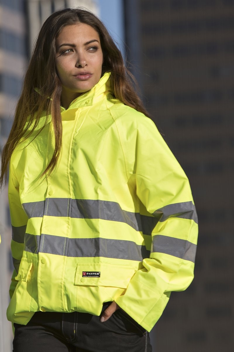 Payper Hurricane - Jacket Gelb - Regenjacke mit 3M Streifen