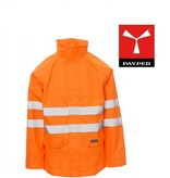 Payper Hurricane-J.P3 orange - Regenjacke mit 3M Streifen