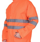 Payper Hurricane-Jacket orange - Regenjacke mit 3M Streifen