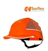 Surflex AIR S or HV 5 cm - mit 5 cm Schild, mit 3 fach Belüftungsnetz, Orange, EN 812