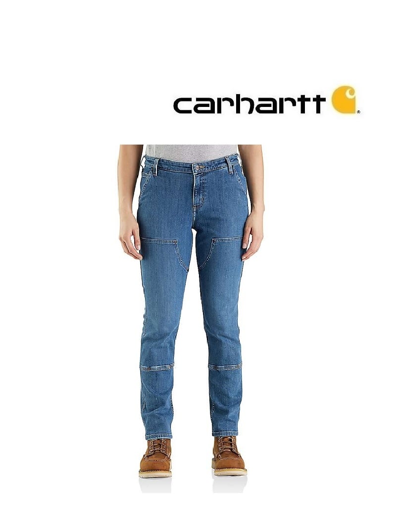 Carhartt Kleider 105110.H97 - Damen Arbeitshose -  DOUBLE FRONT STRAIGHT JEANS