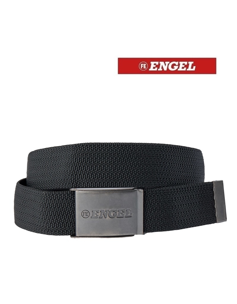 Engel Workwear - Arbeitskleidung für Profis FE9008-5.20S - Stretchgürtel schwarz, mit Metalschnalle von ENGEL