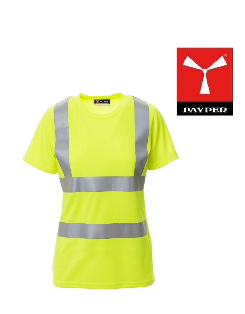 Payper Avenue Lady fluogelb - Damen-Warnschutz T-Shirt