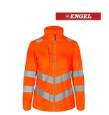 Engel Workwear - Arbeitskleidung für Profis FE1156.10 Orange - Damen Warnschutz Softshelljacke EN 20471 Kl. 2, Orange