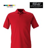 South West 1000205 02 rot Polo-Shirt, Unisex von South West