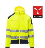 Payper  Shine 2.0 gelb - Herren-Warnschutz-Fleecejacke mit 3 M Streifen  von Payper