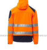 Payper  Shine 2.0 orange - Herren-Warnschutz-Fleecejacke mit 3 M Streifen  von Payper
