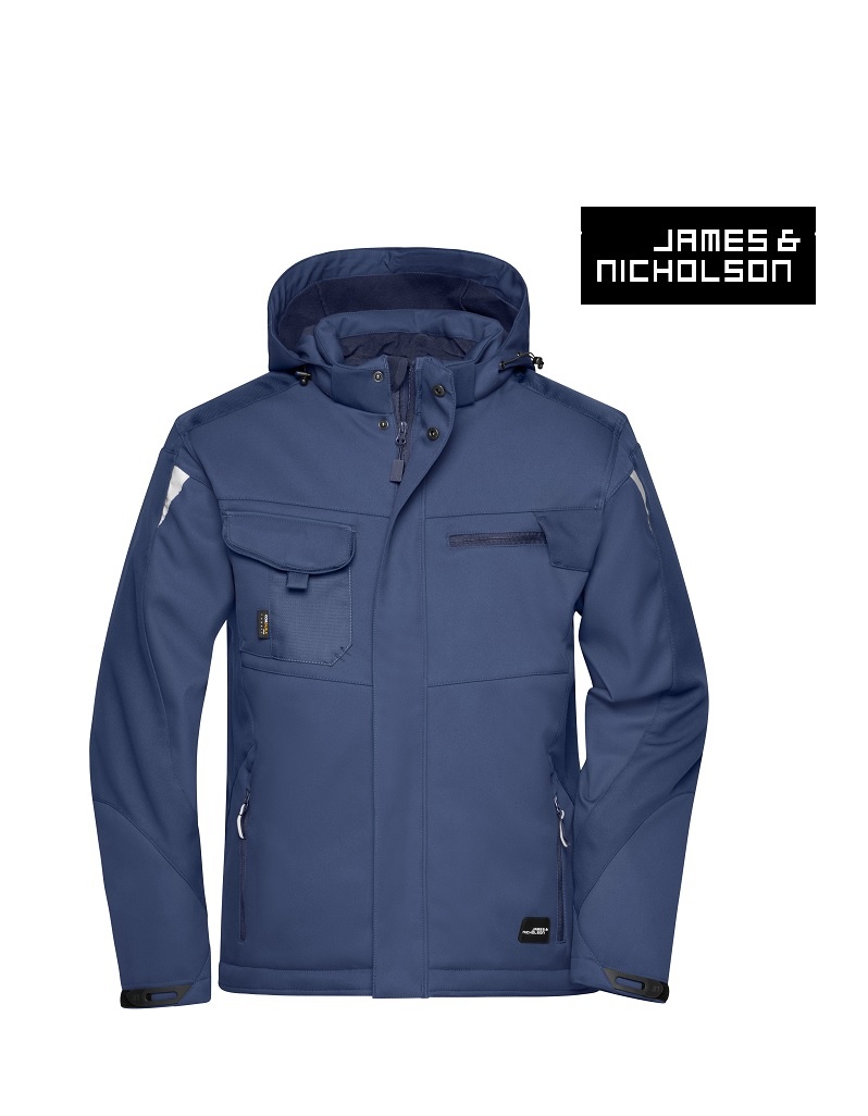 James Nicholson JN824 navy  Craftsmen Softshell Jacket