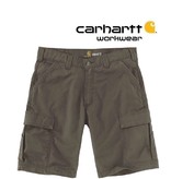 Carhartt Kleider 103543.217 - FORCE BROXTON CARGO SHORT Grün, extra dünn