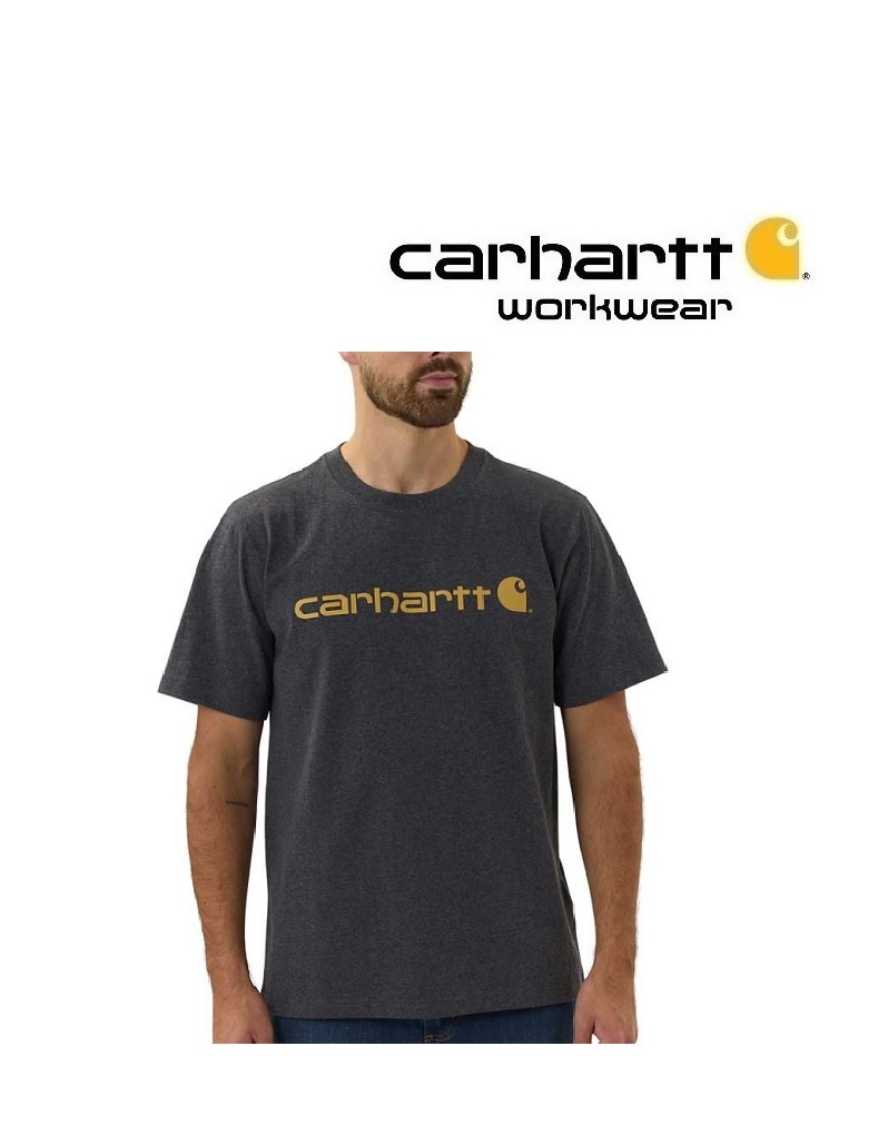 Carhartt Kleider 103361.CRH - CORE LOGO WORKWEAR T-Shirt dunkelgrau