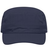 James Nicholson MB095 navy  Trendiges Cap im Military-Stil aus robustem Baumwollcanvas