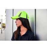 James Nicholson MB6225 neon-orange  - 6 Panel Cap mit reflektierenden Elementen