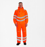 Engel Workwear - Arbeitskleidung für Profis FE1247.10.S., Fluoreszierende, wind- und wasserabweisende Safety Pilotjacke, EN 20741 Klasse 3, orange