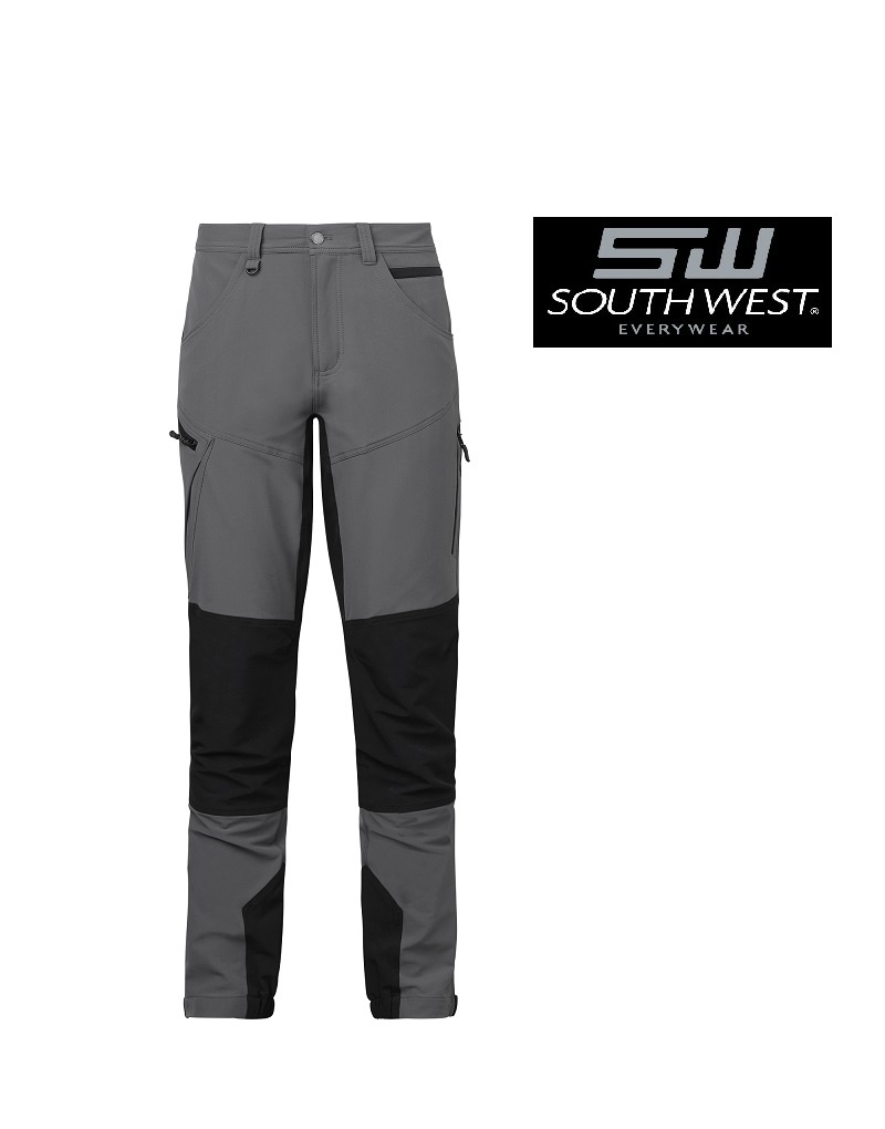 South West 905.97 graphite  - Herren-Arbeitshose Wiggo-5-Pocket, Stretch von South West