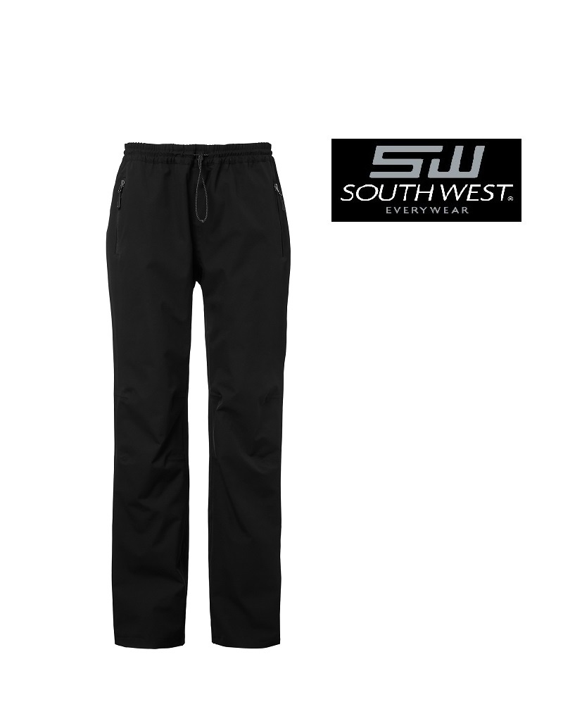 South West 1000396 schwarz  -Damen Wind- und wasserdichte Shell-Hose von South West