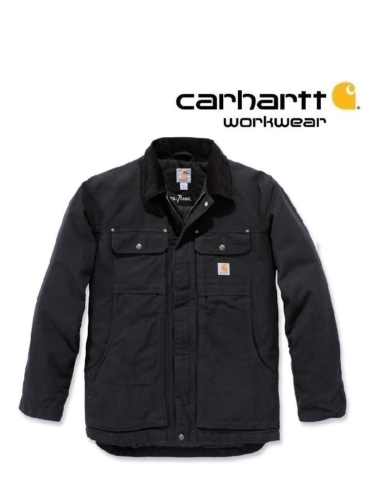 Carhartt Kleider 103283.001 schwarz  - Herrenjacke, Winterjacke lang, schwarz