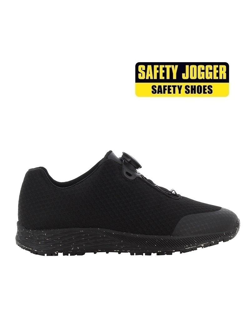 Safety Jogger 208458 01  - Unisex-Berufsschuhe, TLS-Verschluss, JUNO 01 3-D- Mesh und Gummilaufsohle