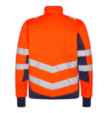 Engel Workwear - Arbeitskleidung für Profis FE1158.10165.S.K - Safety Softshelljacke, EN20741, Klasse 2, Orange mit Blau (ink)