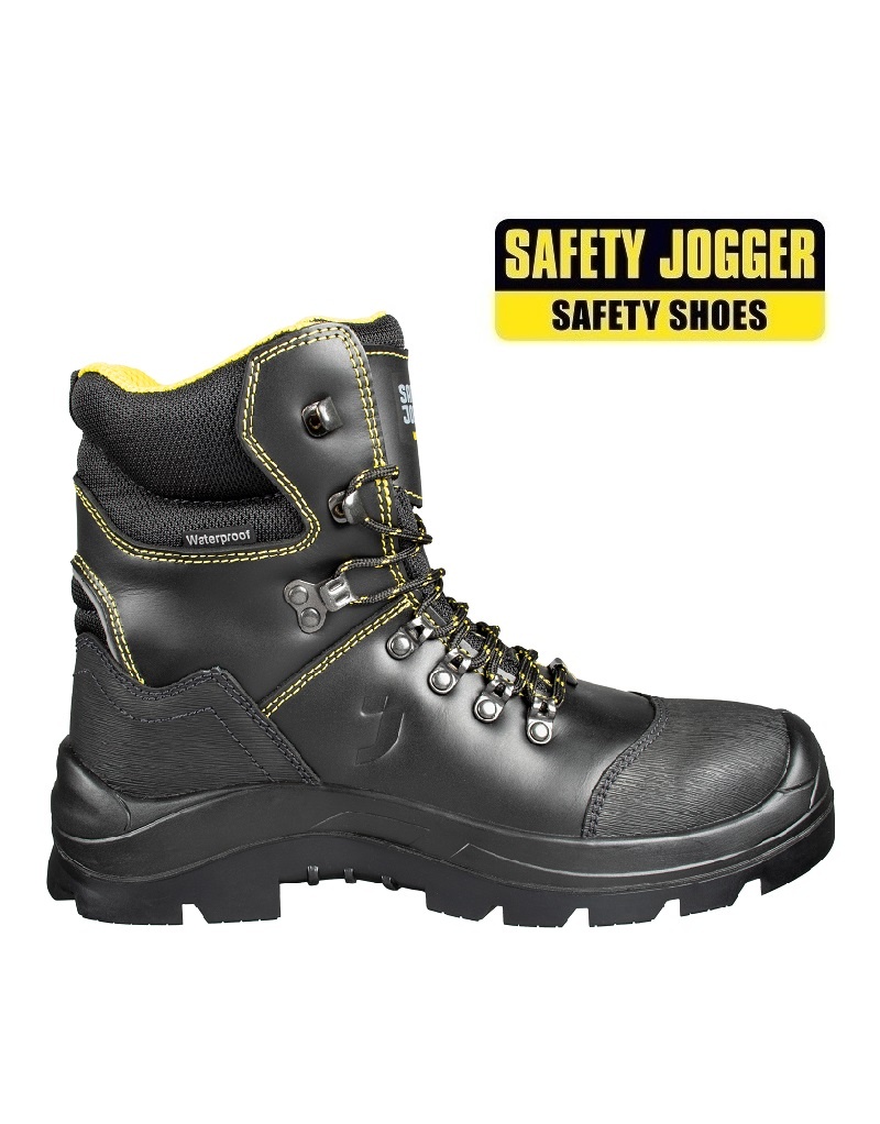 Safety Jogger 208446 S7S - Sicherheitsschuh  - Leder, mittelhoch, Überkappe, wasserfest, robuste Qualität, Membran