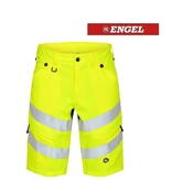 Engel Workwear - Arbeitskleidung für Profis FE6546.38165.S - Warnschutzhose kurz,  gelb/blue ink