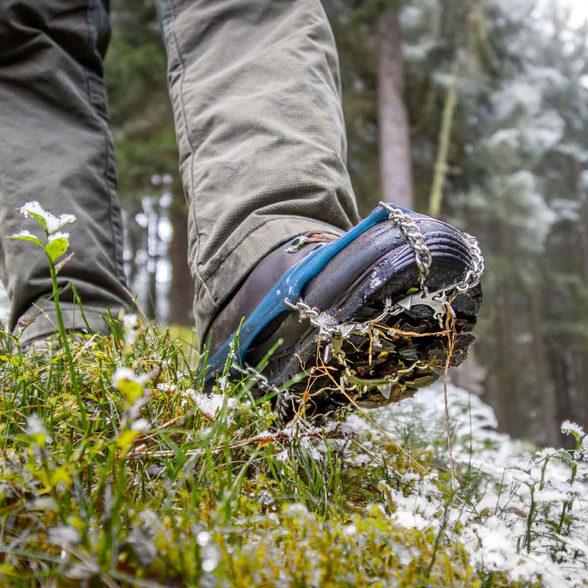 Allpedes 515900 Spikes - Geben sicheren Halt beim Gehen und Laufen auf Schnee sowie auf eisigem oder rutschigem Untergrund