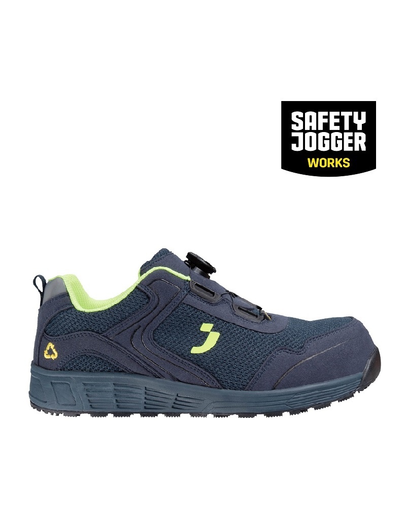 Safety Jogger 208449 S1PS.S - Sicherheitsschuh -  weit, metallfrei, leicht, mit recycelten Materialien, ESD