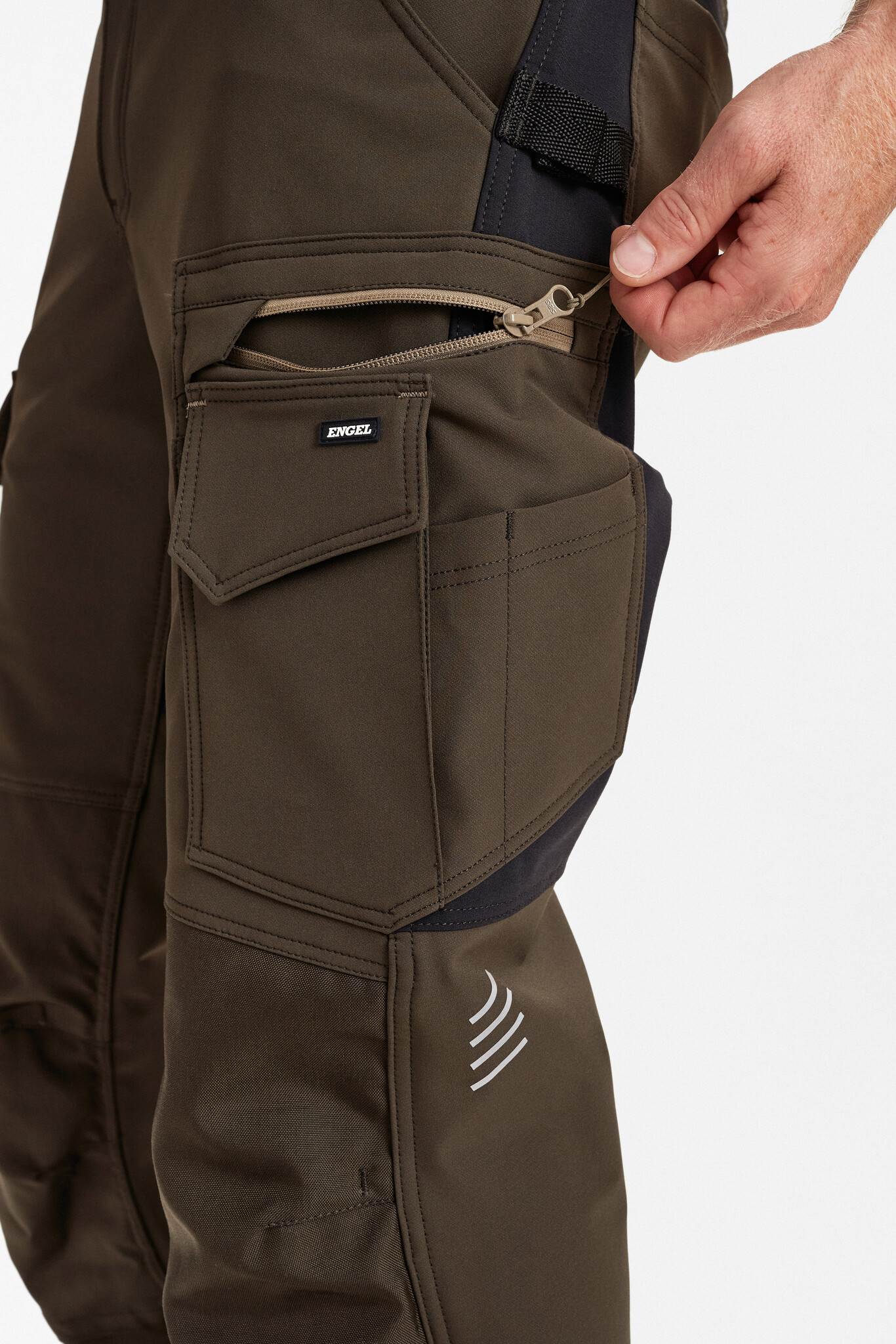 Engel Workwear - Arbeitskleidung für Profis FE2337.5320 - ENTIRE ARBEITSHOSE MIT 4-WEGE-STRETCH von ENGEL