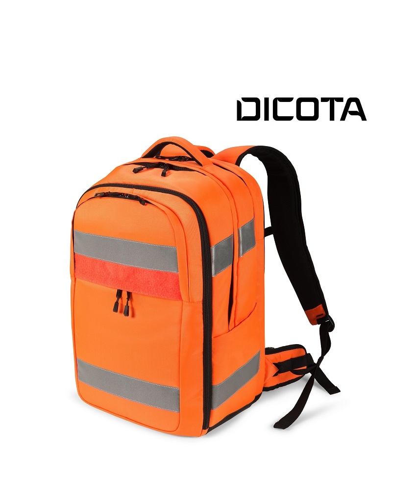 Dicota 209854 Rucksack - Backpack HI-VIS 32-38 Litre Orange von DICOTA