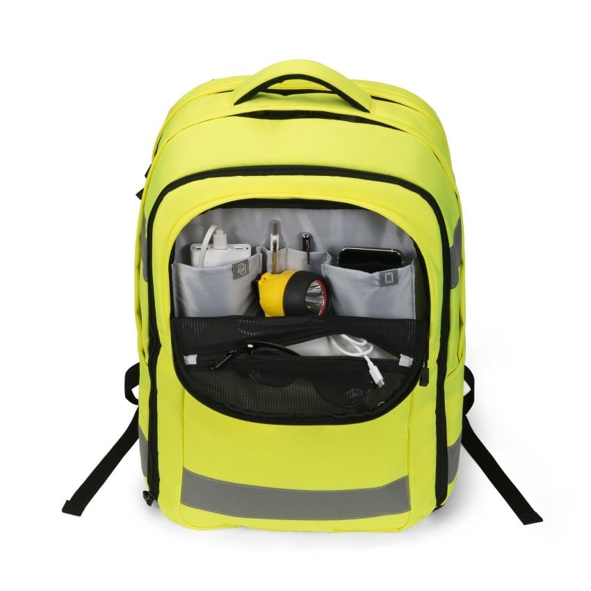 Dicota 209853 Rucksack - Backpack HI-VIS 32-38 Litre Gelb von DICOTA