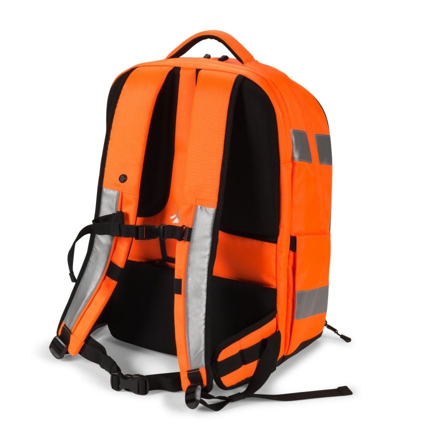 Dicota 209854 Rucksack - Backpack HI-VIS 32-38 Litre Orange von DICOTA