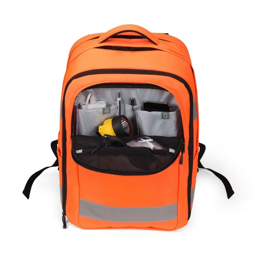 Dicota 209854 Rucksack - Backpack HI-VIS 32-38 Litre Orange von DICOTA