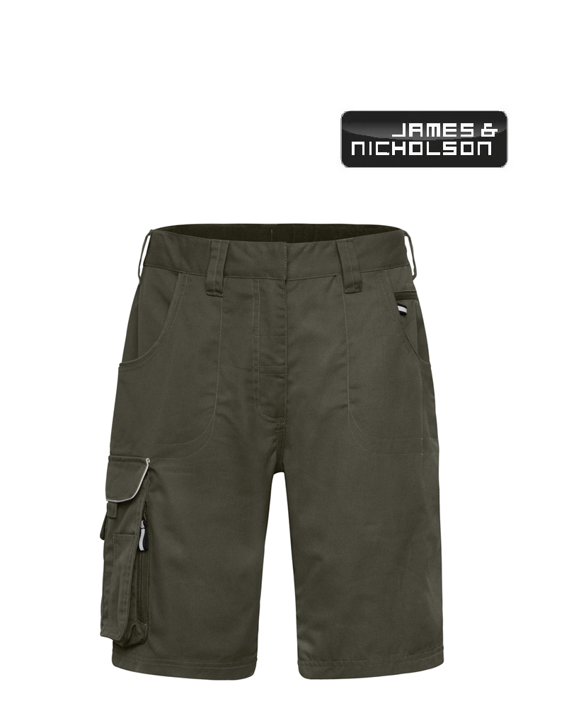 James Nicholson JN880 Olive - Daiber - Workwear - Bermudas - SOLID