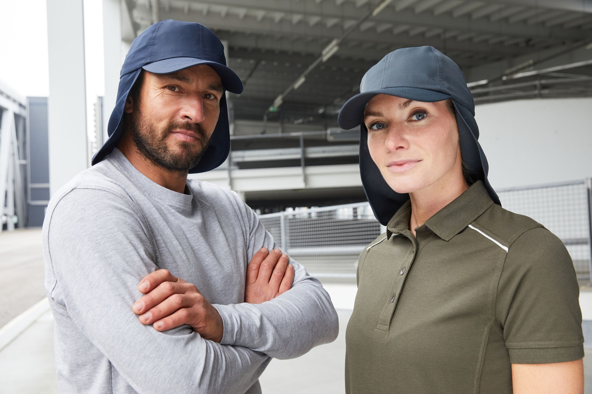 James Nicholson  MB6243 6-Panel-Cap mit Nackenschutz