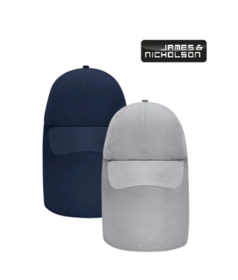 James Nicholson  MB6243 6-Panel-Cap mit Nackenschutz