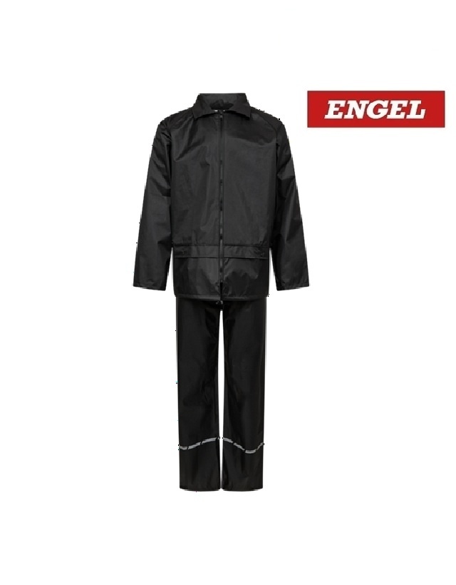 Engel Workwear - Arbeitskleidung für Profis FE1922.20 - Extend Regen-Set Schwarz