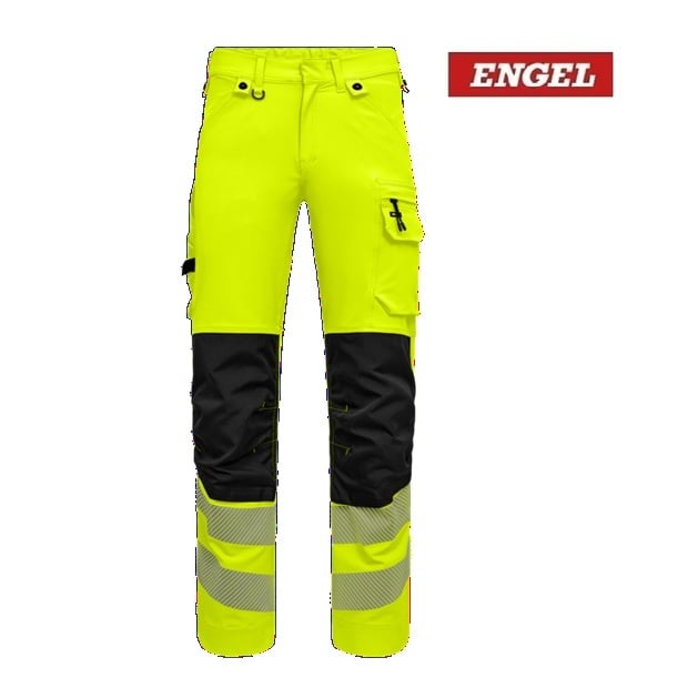 Engel Workwear - Arbeitskleidung für Profis FE2345.3820 - Safety Hose EN 20741 Kl. 2 Gelb -Schwarz