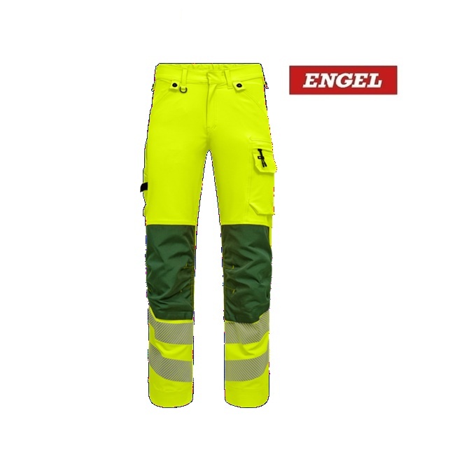 Engel Workwear - Arbeitskleidung für Profis FE2345.381- Safety Hose EN 20741 Klass 2 Gelb-Grün