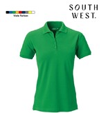 South West 1000206 02 Damen bright green   Polo-Shirt Damen, von South West