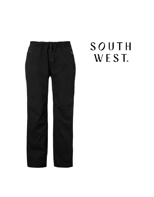 South West 1000396 schwarz  -Damen Wind- und wasserdichte Shell-Hose von South West