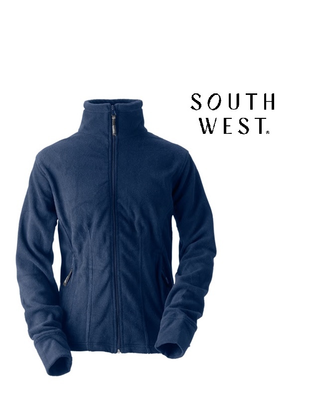 South West 1000327 navy Damenjacke - Fleecejacke im schmal geschnittenen Damenschnitt South West