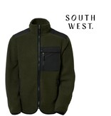 South West 1000332 dark olive  Herren-Sherpa-Fleece Jacke mit Verstärkungen South West