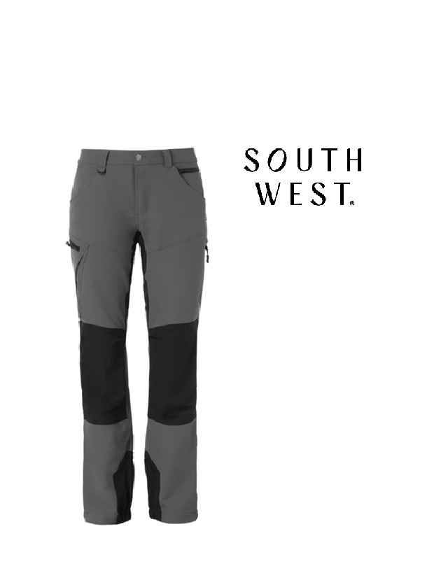 South West 906.97 graphite  - Damen-Arbeitshose Wega-5-Pocket, Stretch von South West