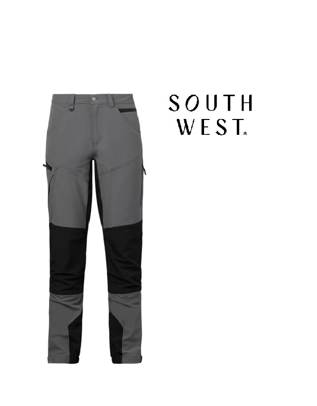 South West 905.97 graphite  - Herren-Arbeitshose Wiggo-5-Pocket, Stretch von South West