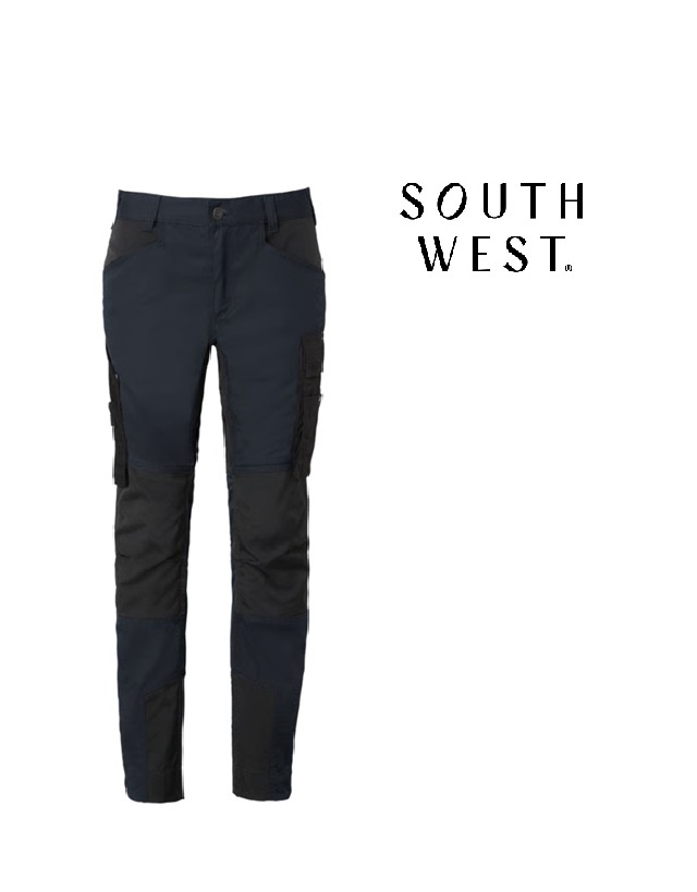 South West 1000382 Damen Dark Navy -Arbeitshose Wega-5-Pocket, modern fit, Stretch von South West